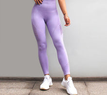 Load image into Gallery viewer, Maku seamless Performance Leggings (Purple)